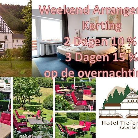 Hotel Tiefenhagen Sauerland Lennestadt Bagian luar foto